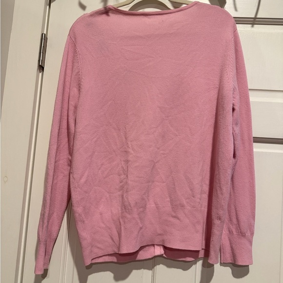 Vintage Pink Floral Embroidered Women's Sweater Unbranded - Picture 5 of 5